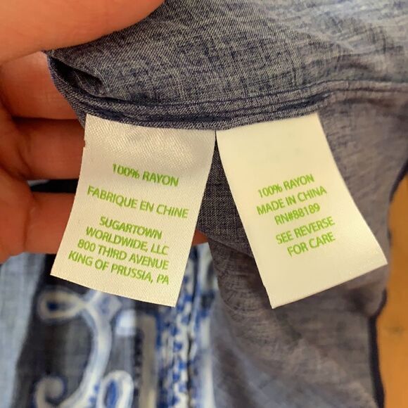 Lilly Pulitzer Harlow Tunic Dress Navy XS - Picture 7 of 7